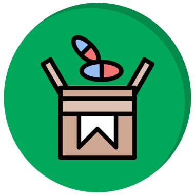 Kova. Web simgesi basit illüstrasyon