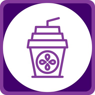 kahve ikonu vektör illüstrasyonu