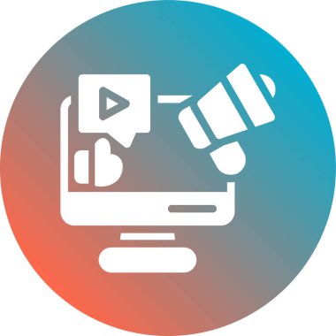 Modern simgenin vektör illüstrasyonu