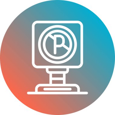 Modern simgenin vektör illüstrasyonu