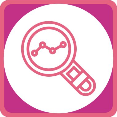 Arama simgesi vektör illüstrasyonu