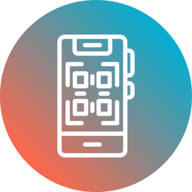 vektör akıllı telefon düz simgesi