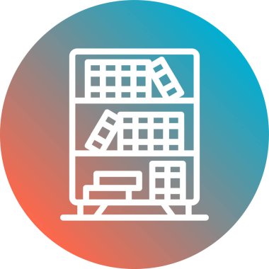 Ofis oluşturma simgesinin vektör illüstrasyonu