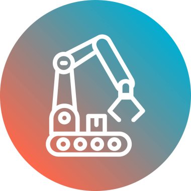 Bir vincin vektör çizimi