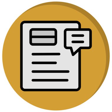 konuşma simgesi vektör illüstrasyonu