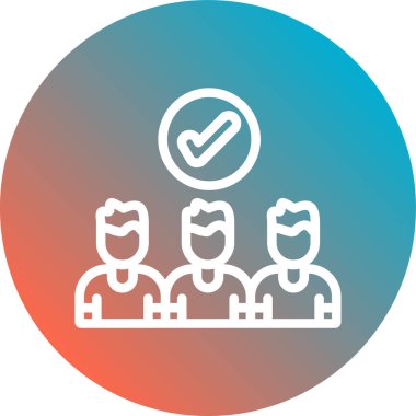 İnsan simgesinin vektör illüstrasyonu