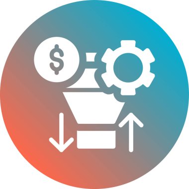 Dolar simgesi vektör illüstrasyonu