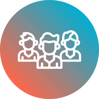 Takım. Web simgesi basit tasarım