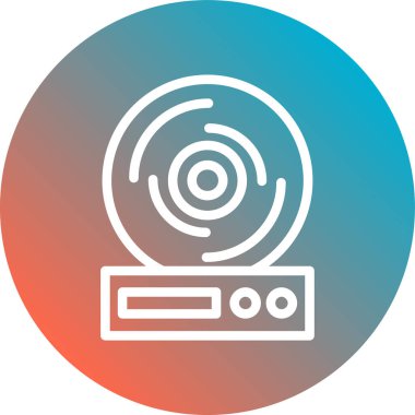 Modern simgenin vektör illüstrasyonu