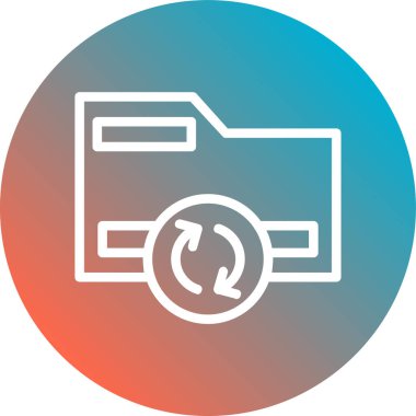 Dosya. vektör simgesi basit resimleme