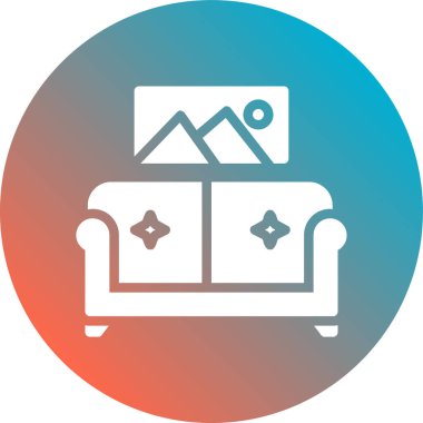 Modern bir simgenin vektör illüstrasyonu