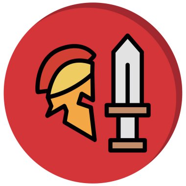 Şövalye kalkan vektör illüstrasyon