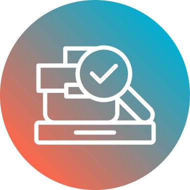 illüstrasyon vektör ofis modern simgesi tasarım