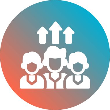 İnsan simgesinin vektör illüstrasyonu