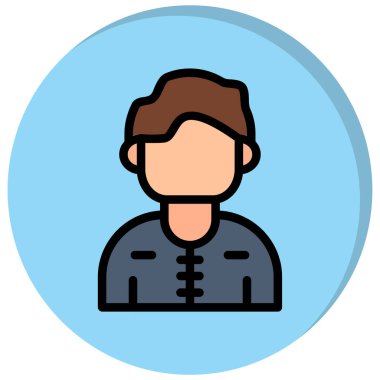 Avatar kişi simgesi - ana hatlar biçimi