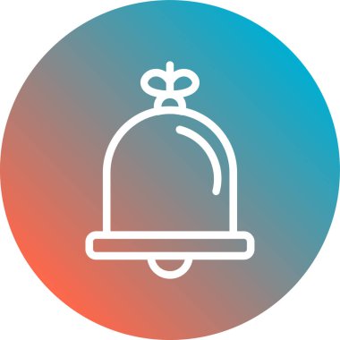Çan simgesi vektör illüstrasyonu