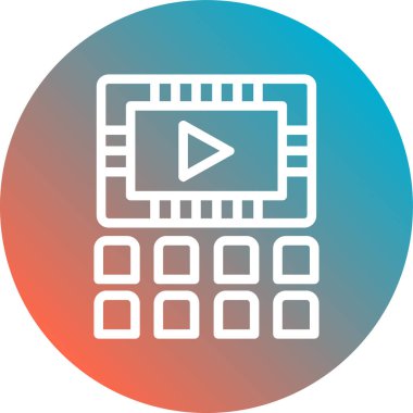 Vektör illüstrasyonu, simge ögesi arkaplanı