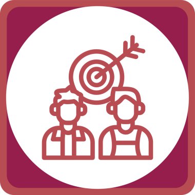 insanlar simge vektör illüstrasyonu