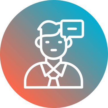 Modern simgenin vektör illüstrasyonu