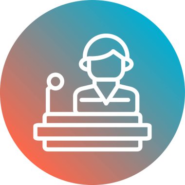 Bir kadının vektör illüstrasyonu