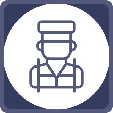 İnsan simgesinin vektör illüstrasyonu