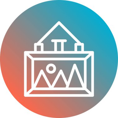 ev simgesi vektör illüstrasyonu