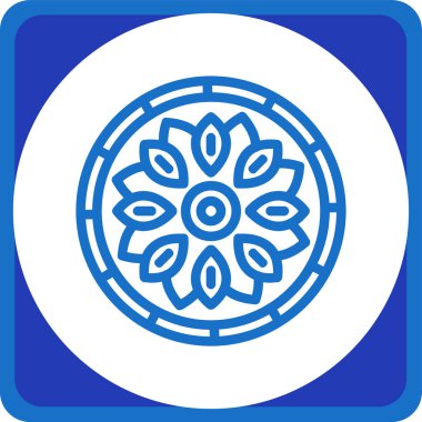 Çince çiçek vektör illüstrasyonu