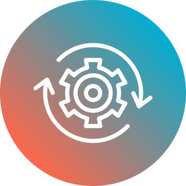 Vektör ayarı Simge illüstrasyonu