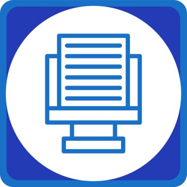 Kişisel ve ticari kullanım için kitap vektörü simgesi simgesi vektör çizimi..