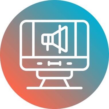 vektör izleyici simgesi illüstrasyonu