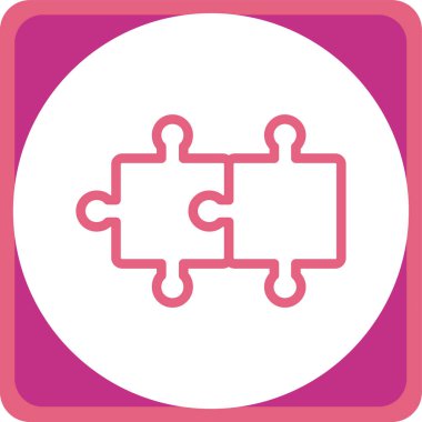 bulmaca simgesi vektör işareti