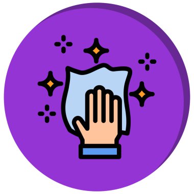 Eller simgesi, vektör illüstrasyonu