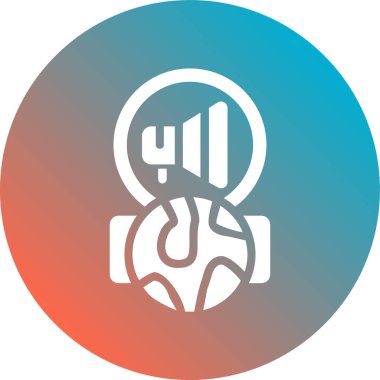 seo modern simgesinin vektör illüstrasyonu