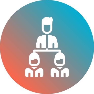 İnsanlar simgesi. Vektör çizim.