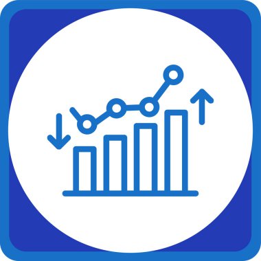 çubuk grafik vektör illüstrasyonu