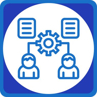 iş simgesi vektör illüstrasyonu