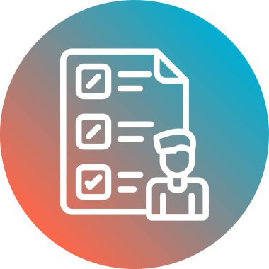 Belge. Web simgesi basit illüstrasyon