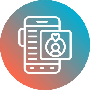 Uygulama modern simgesinin vektör illüstrasyonu