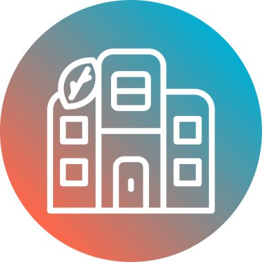 Yapı simgesinin vektör illüstrasyonu