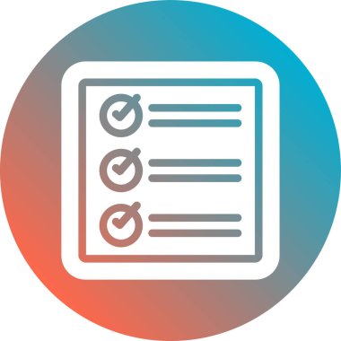 Belge simgesinin vektör illüstrasyonu