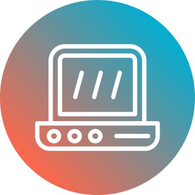 Modern b 'nin vektör illüstrasyonu eksik simgesi