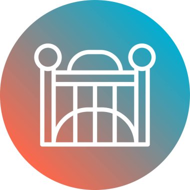 Modern b 'nin vektör illüstrasyonu eksik simgesi