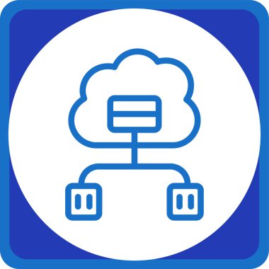 Modern simgenin vektör illüstrasyonu