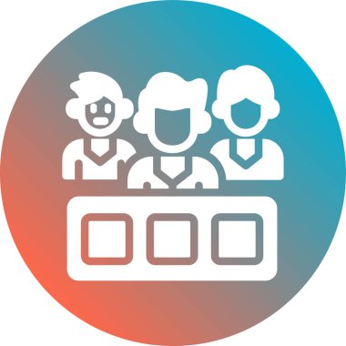 Bir takım simgesinin vektör illüstrasyonu