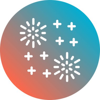 Bir yıldız simgesinin vektör illüstrasyonu