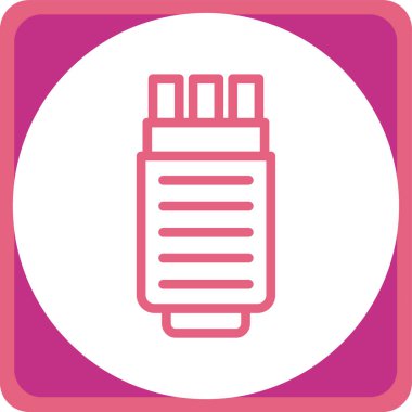 Modern b 'nin vektör illüstrasyonu eksik simgesi