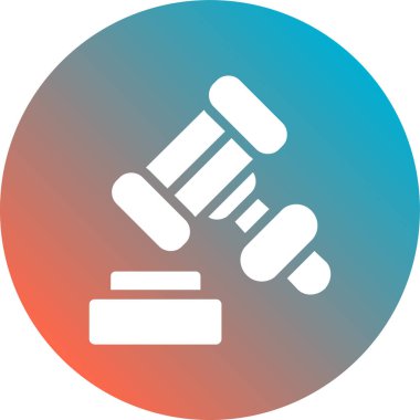 Mahkeme simge vektör çizim