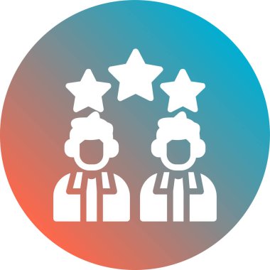 Modern simgenin vektör illüstrasyonu