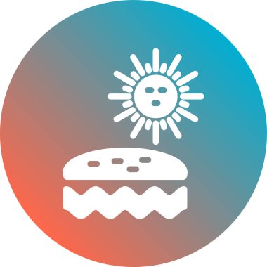 Gıda simgesinin vektör illüstrasyonu