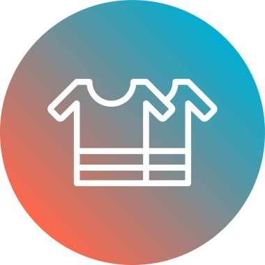 giysi simgesi vektör illüstrasyonu